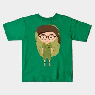 Sam Shakusky de Moonrise Kingdom Kids T-Shirt